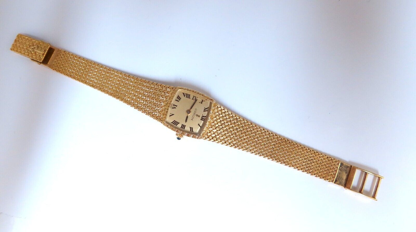 Corum Vintage Gold Watch 18kt 6.5 inch