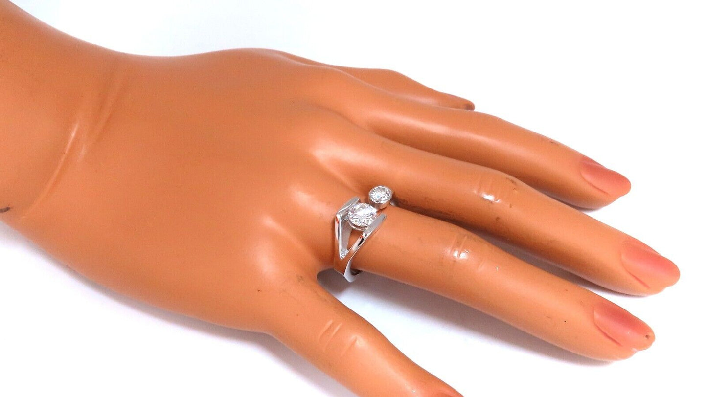 GIA Certified .93ct Natural Diamond Ring Mens Deco Prime 14kt