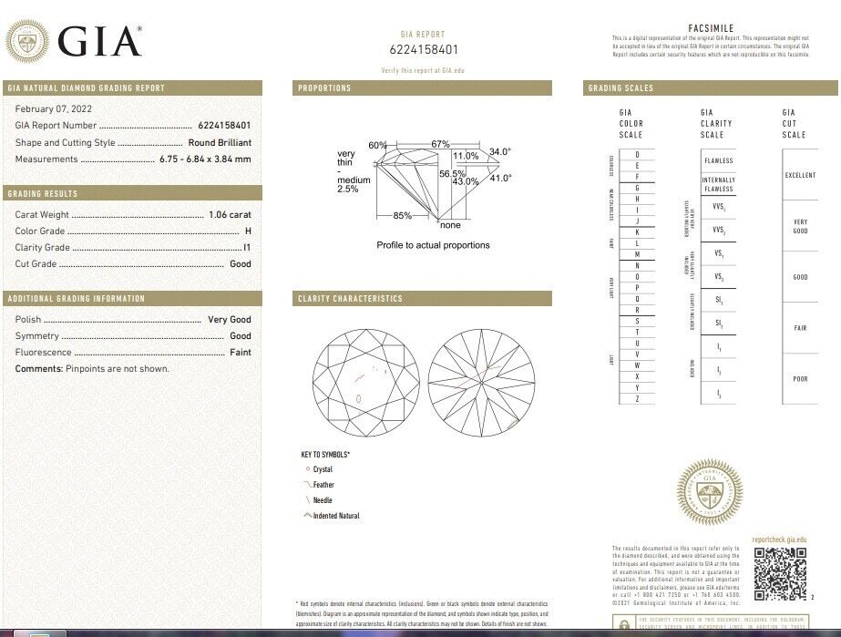 GIA Certified .55ct Diamond Cluster Necklace Circular Revolver