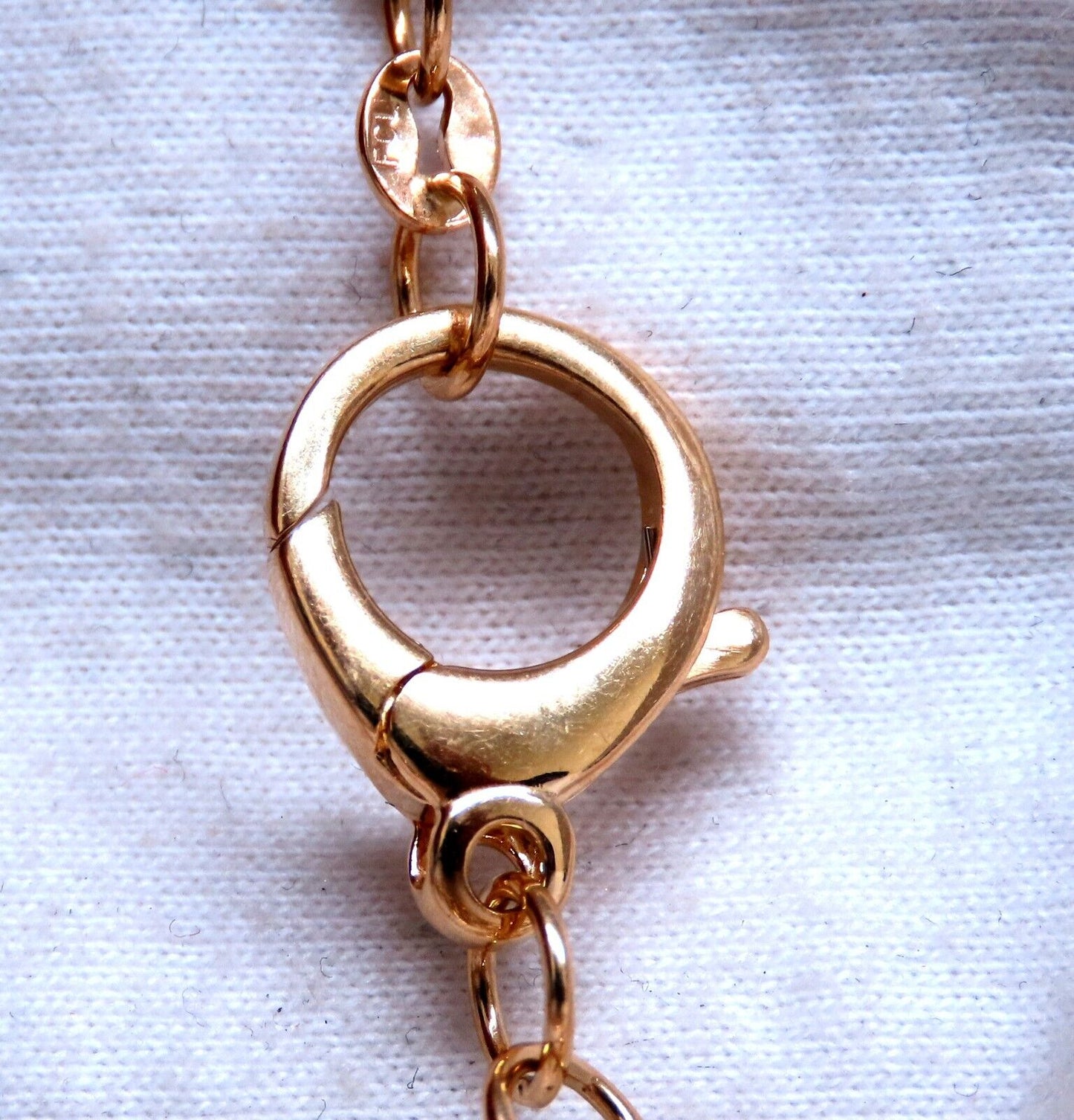 Multi Rings Chain Necklace 14kt Gold