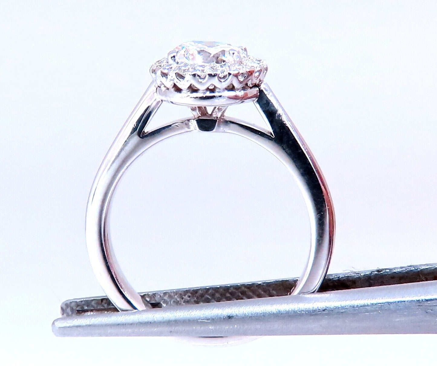 GIA Certified .81ct Natural Round Diamond solitaire ring G/Vs2