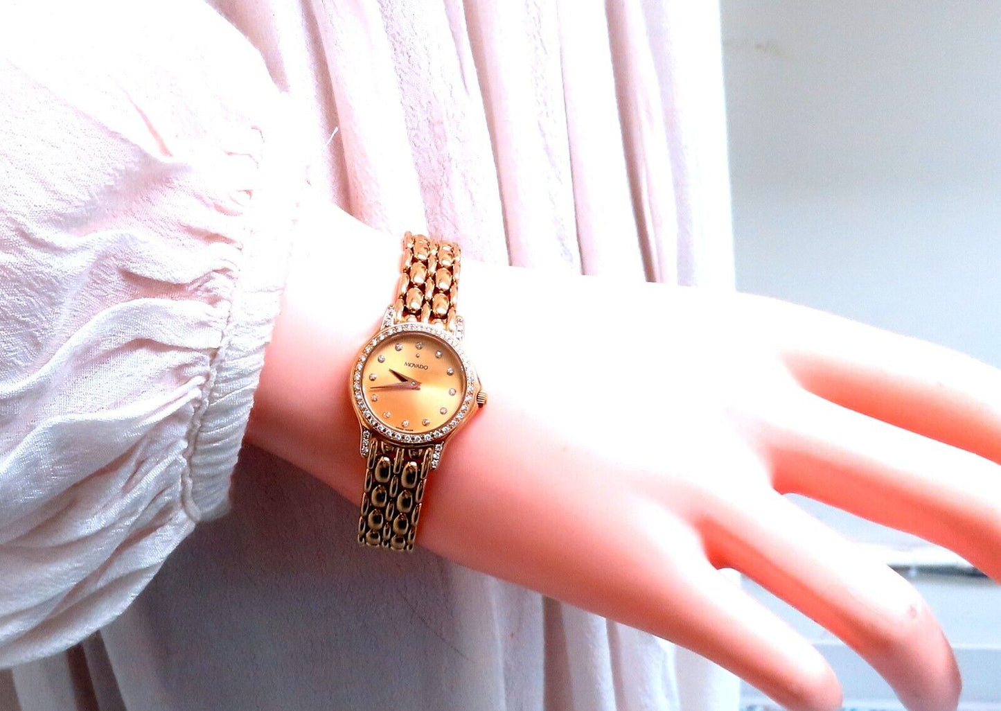 Movado Watch 14kt Gold