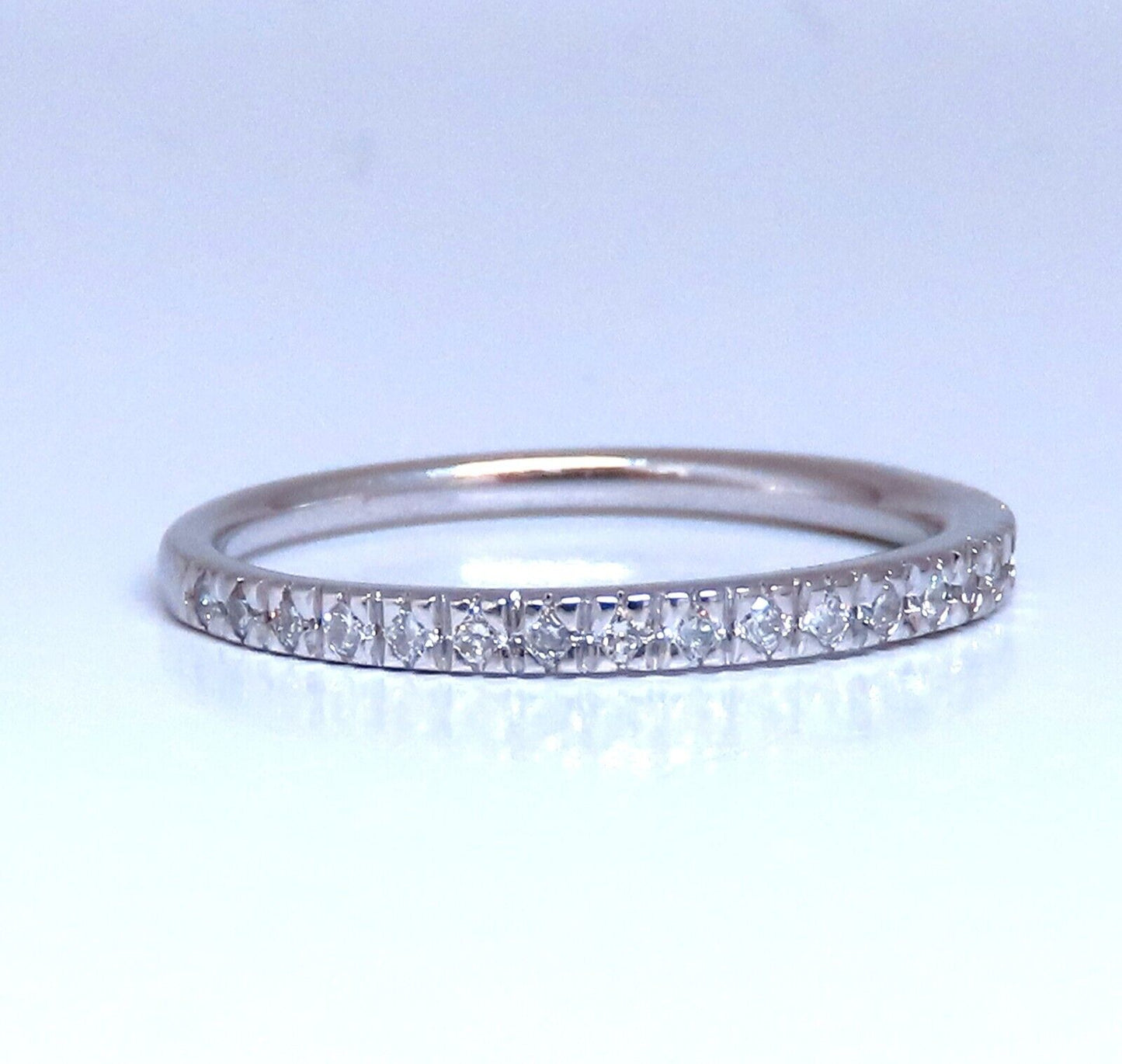 .18ct Natural Diamonds Halfway Band H/Vs 14kt gold