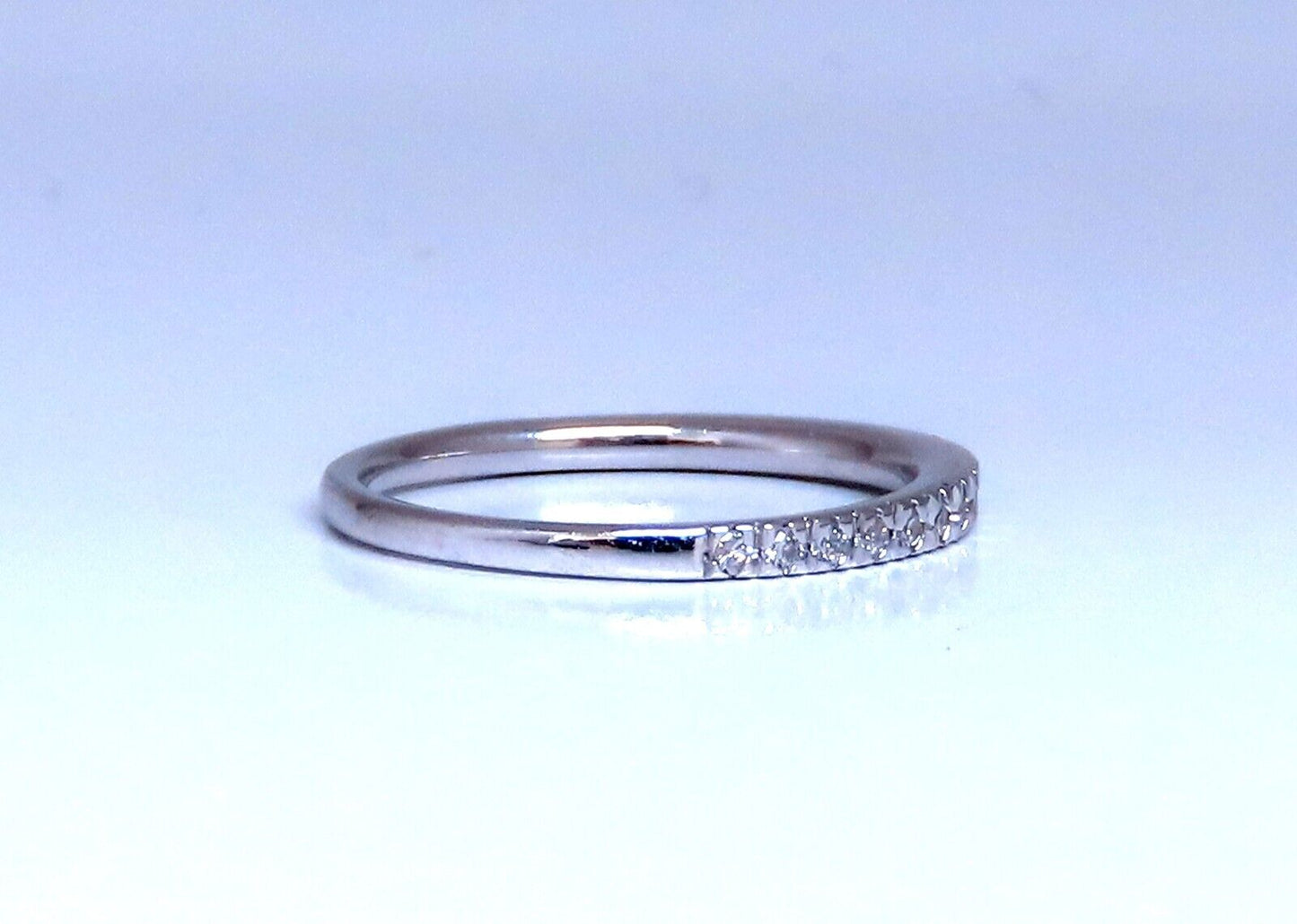 .18ct Natural Diamonds Halfway Band H/Vs 14kt gold