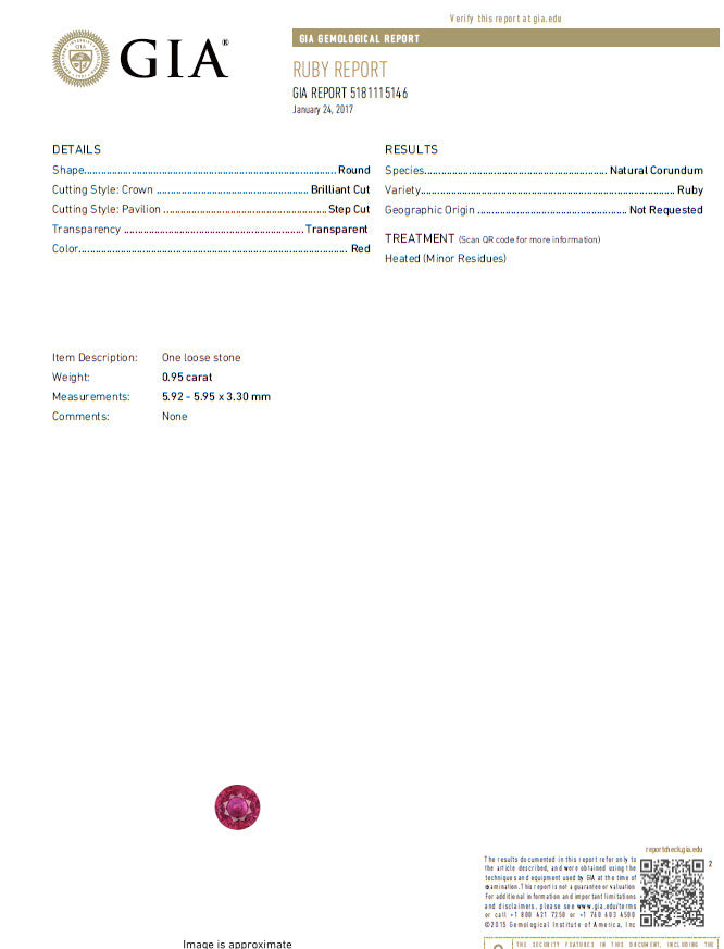GIA Certified 2.45ct. Natural Ruby Diamonds ring 14kt Art Deco Ballerina Phase*v