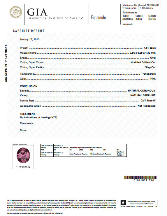 GIA Certified 2.97ct natural no heat vivid pink sapphire ring three stone wrap*v
