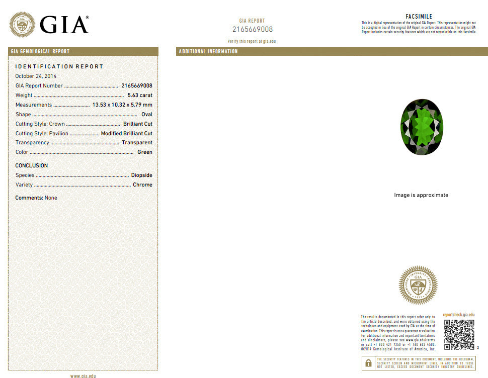 GIA CERTIFIED 6.71CT NATURAL BRIGHT VIVID GREEN DIOPSIDE DIAMONDS RING 14KT*v