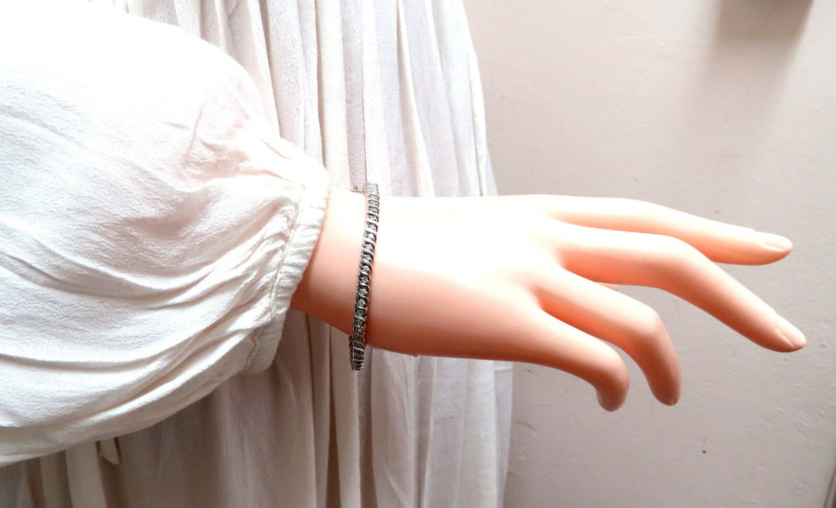 2.02ct Natural Diamonds Tennis Bracelet 14kt 7 Inch *v