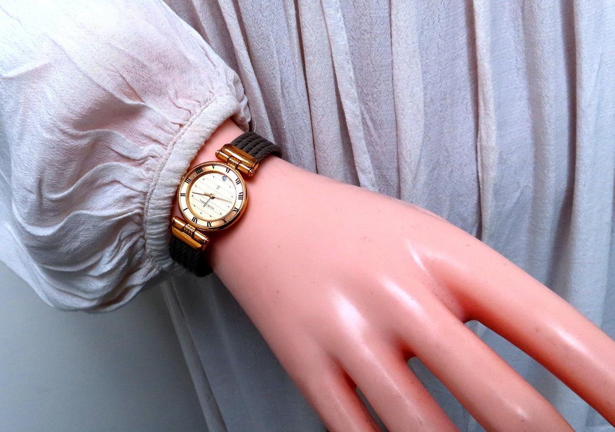 Philippe Charriol Quartz Watch w Date 12395 *v