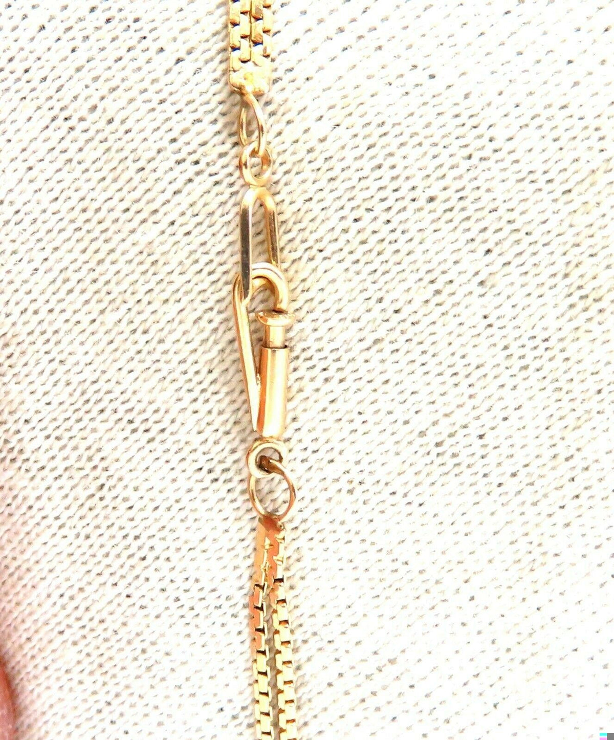 Double Strand CZ yard link bracelet 14kt *v