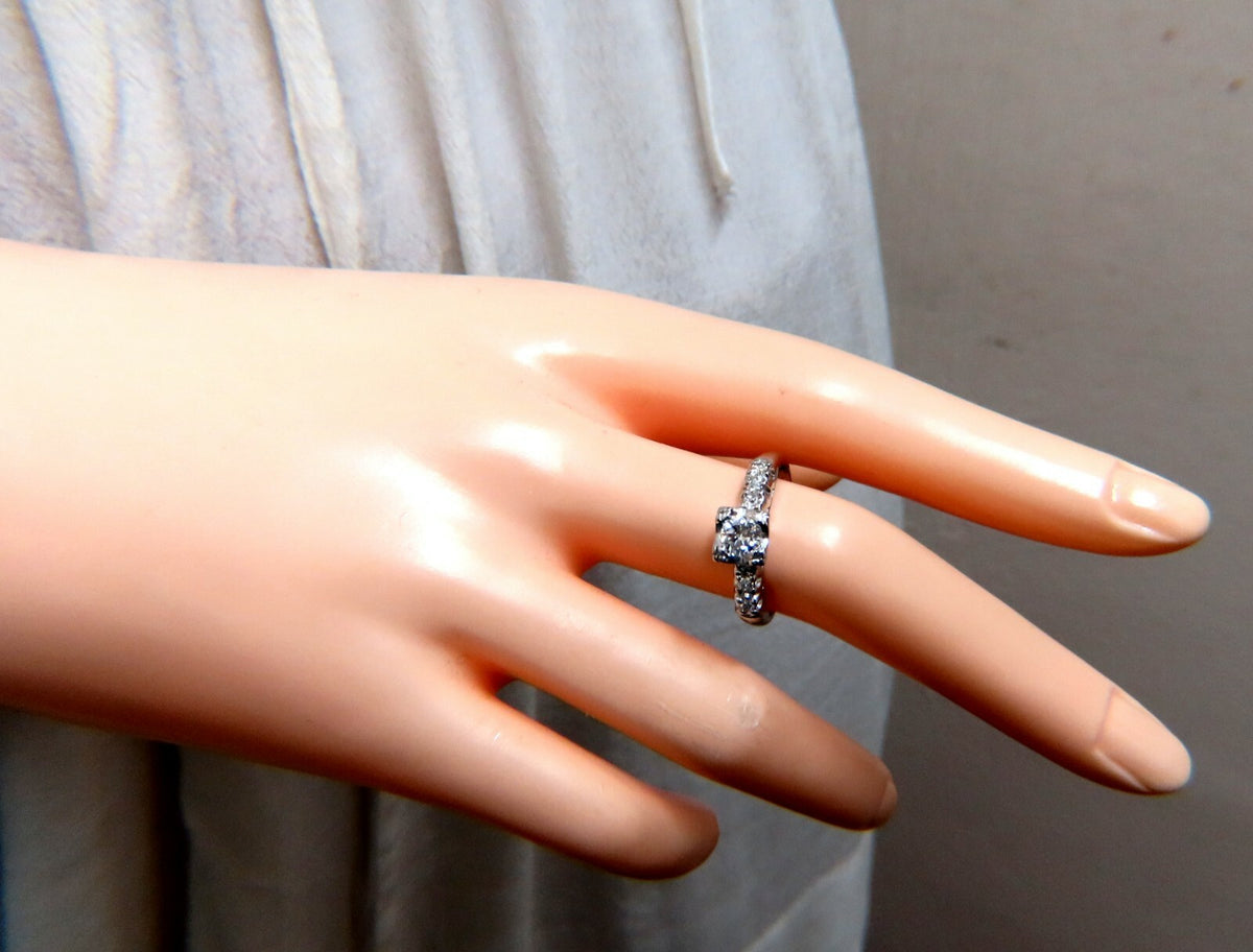 .46ct Natural Round Cut Diamond Ring Vintage 14kt *v