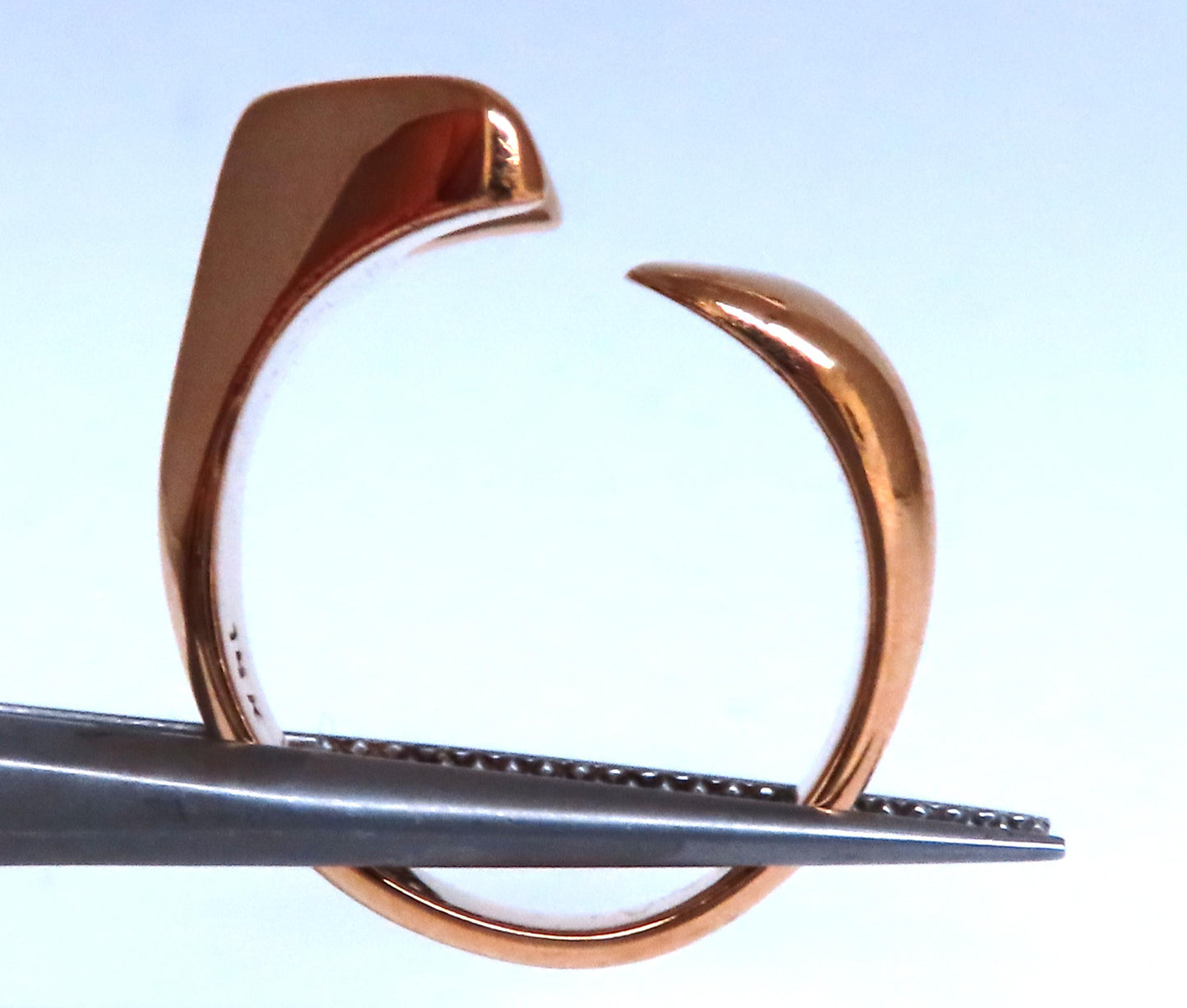 Open Irregular Abstract Statement Ring 14kt Gold 44224