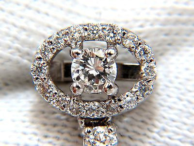 10.90CT NATURAL ZIRCON DIAMONDS DANGLE DROP EARRINGS 14KT