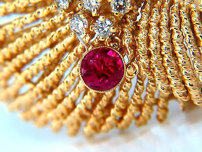 14KT VINTAGE 1.25CT DIAMOND 3D MOLLUSK SEA SHELL BROOCH PIN BARLEY TWIST