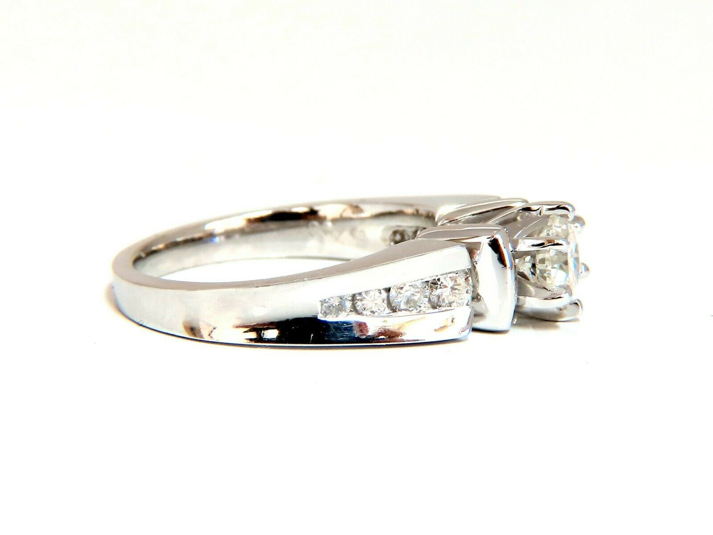 .87ct Natural Round Diamond Engagement Ring 14 Karat