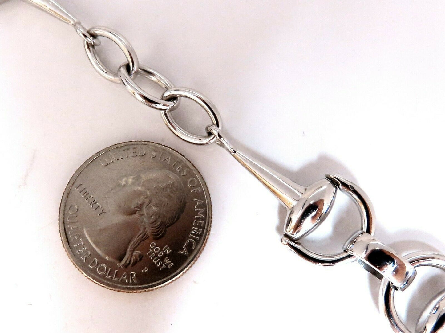 Sailor Mod Bar Link Rotating Hinge Bracelet 18 Karat