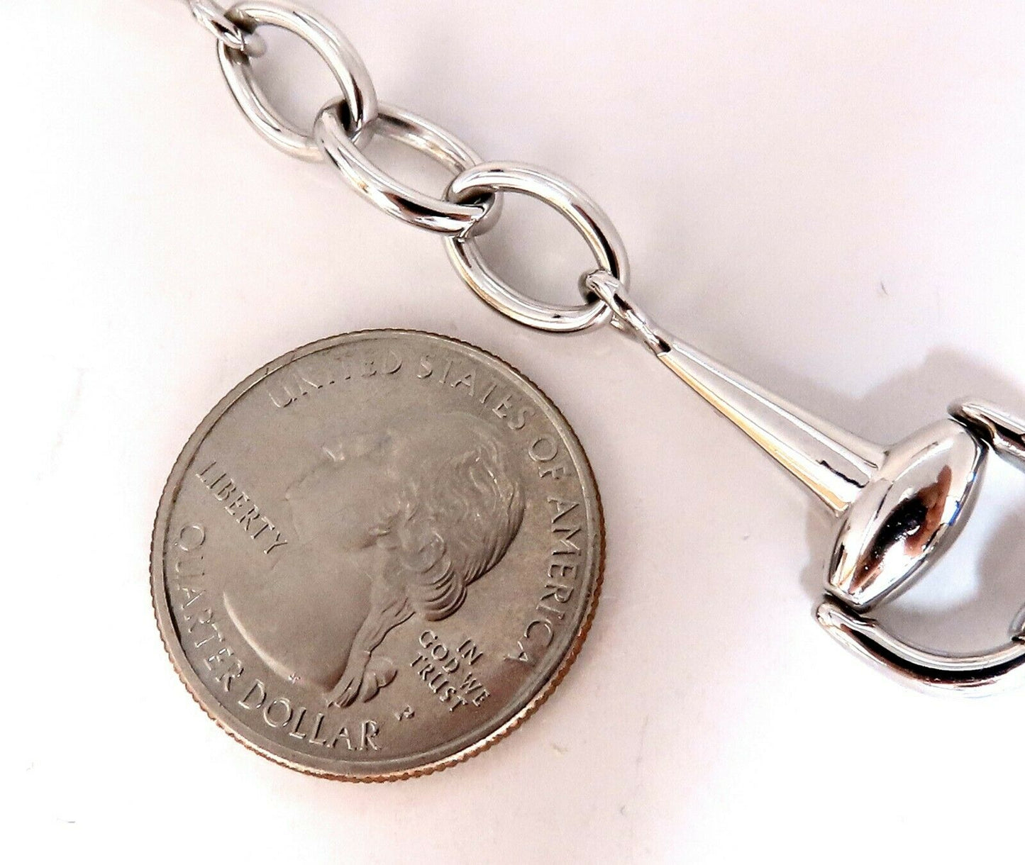 Sailor Mod Bar Link Rotating Hinge Bracelet 18 Karat