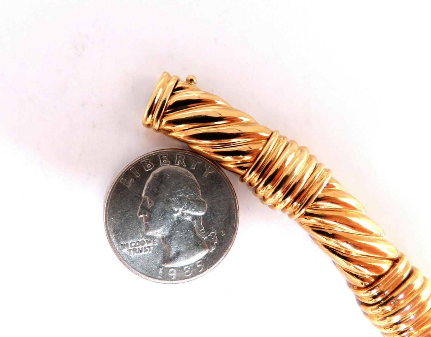 Turi 6.00ct Diamonds Jet Black Onyx Necklace 18 Karat Waving Detail