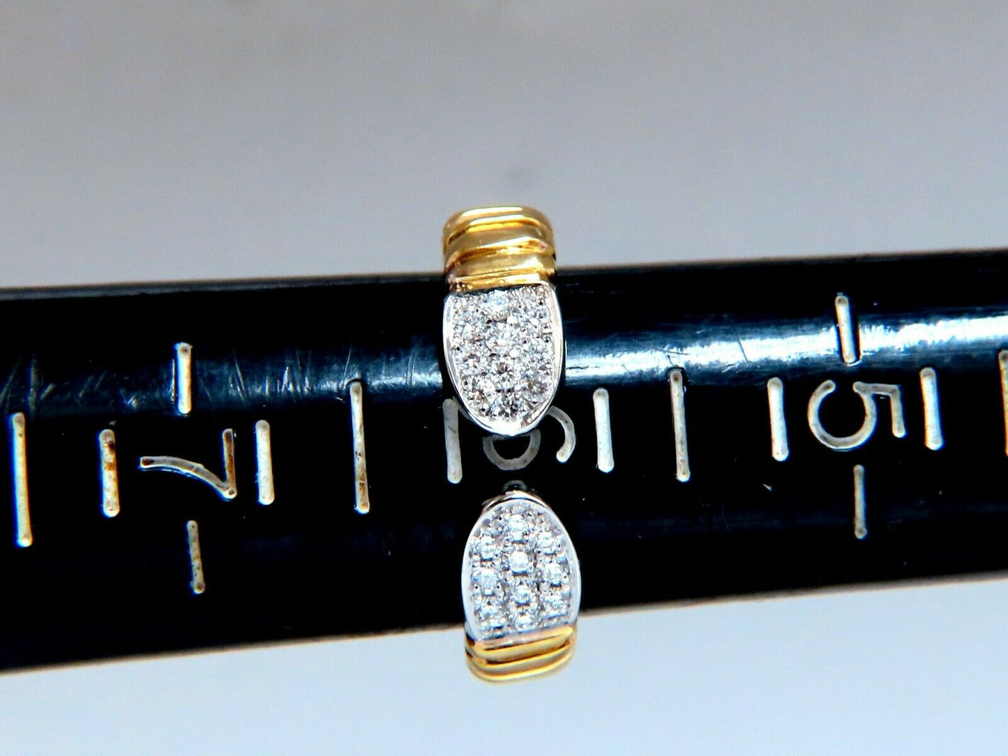 .30ct Natural Diamonds Adjustable Ring 18Kt Size 6-7 Accordion Shank