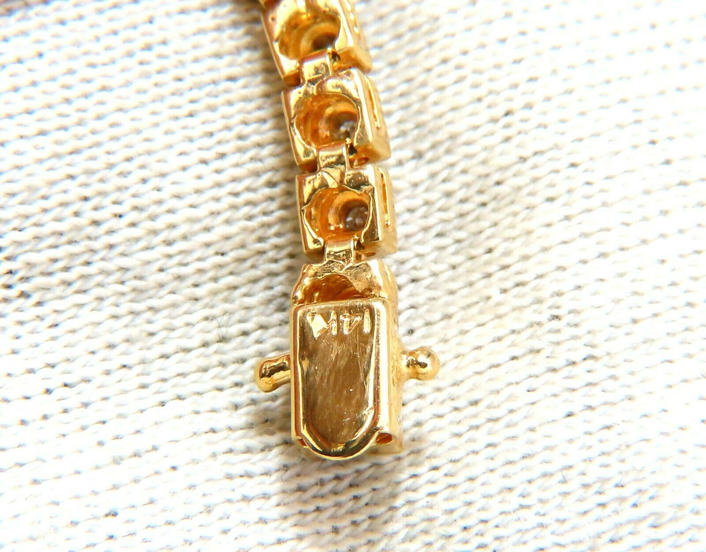 1.04ct Round Diamonds Vintage Retro Style Bracelet 14kt