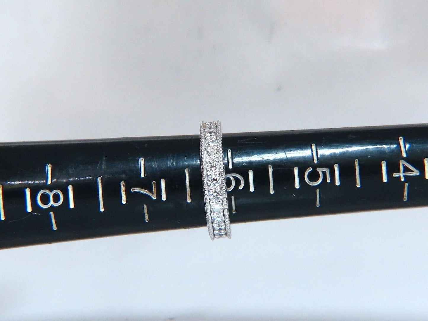 GIA Certified 1.86ct Natural Sapphire Diamonds Ring & matching eternity band