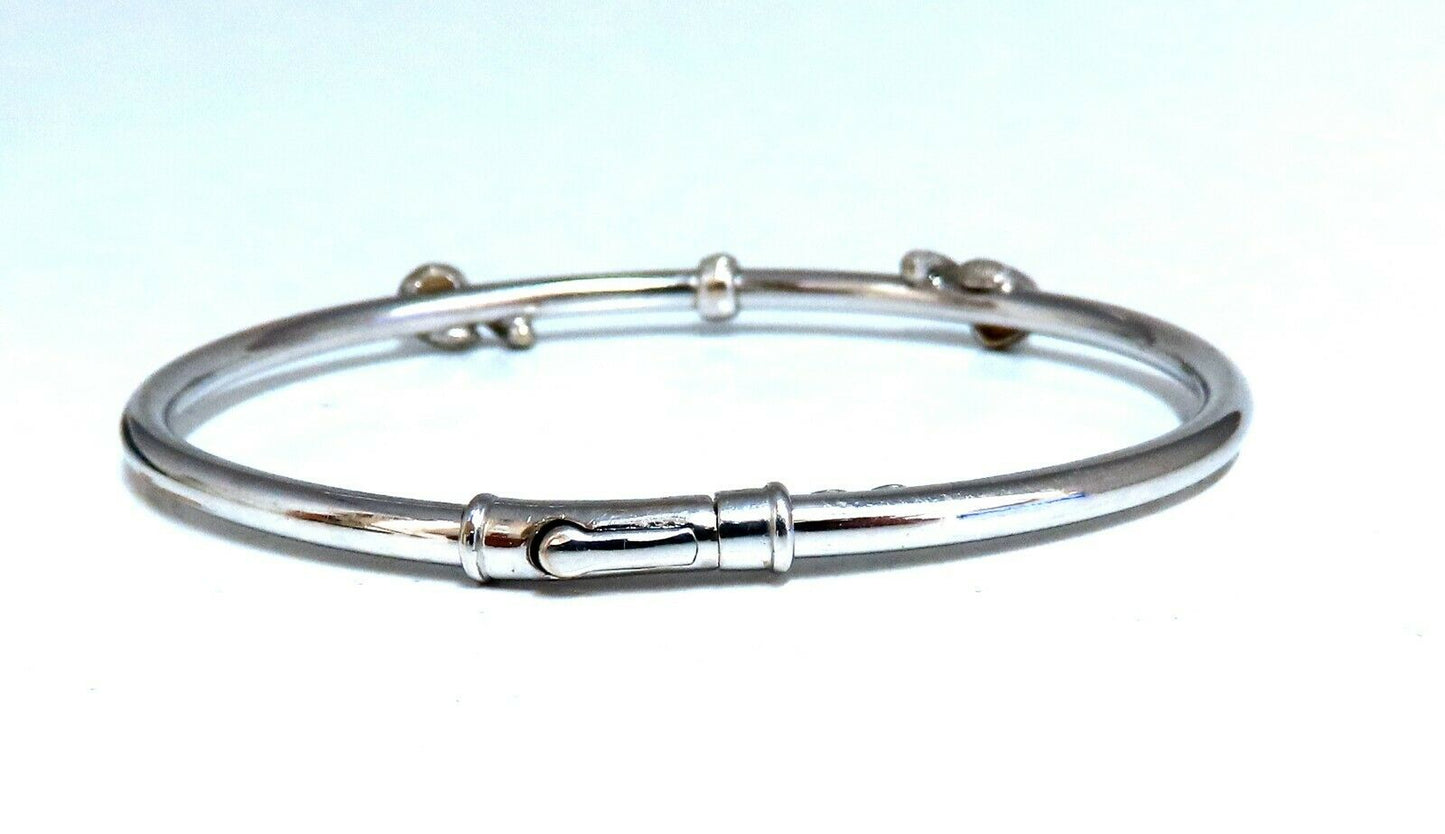4mm South Seas Pearl Bangle Bracelet 18kt