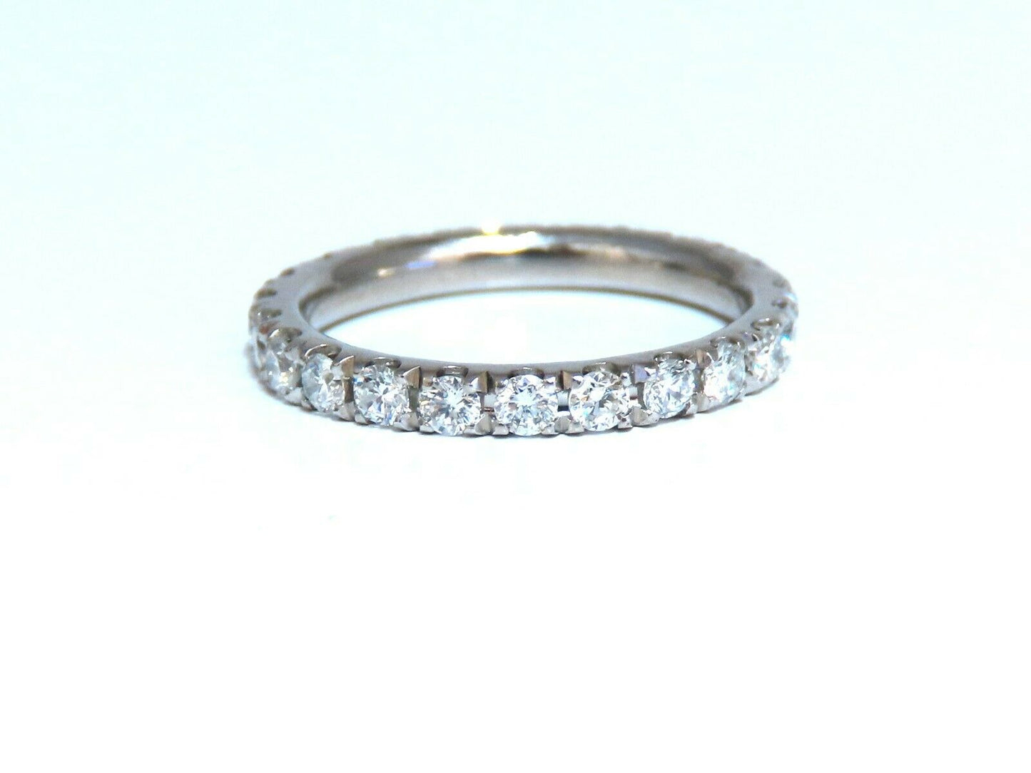 .92ct Natural Round Diamonds Eternity Ring Sharing Prong
