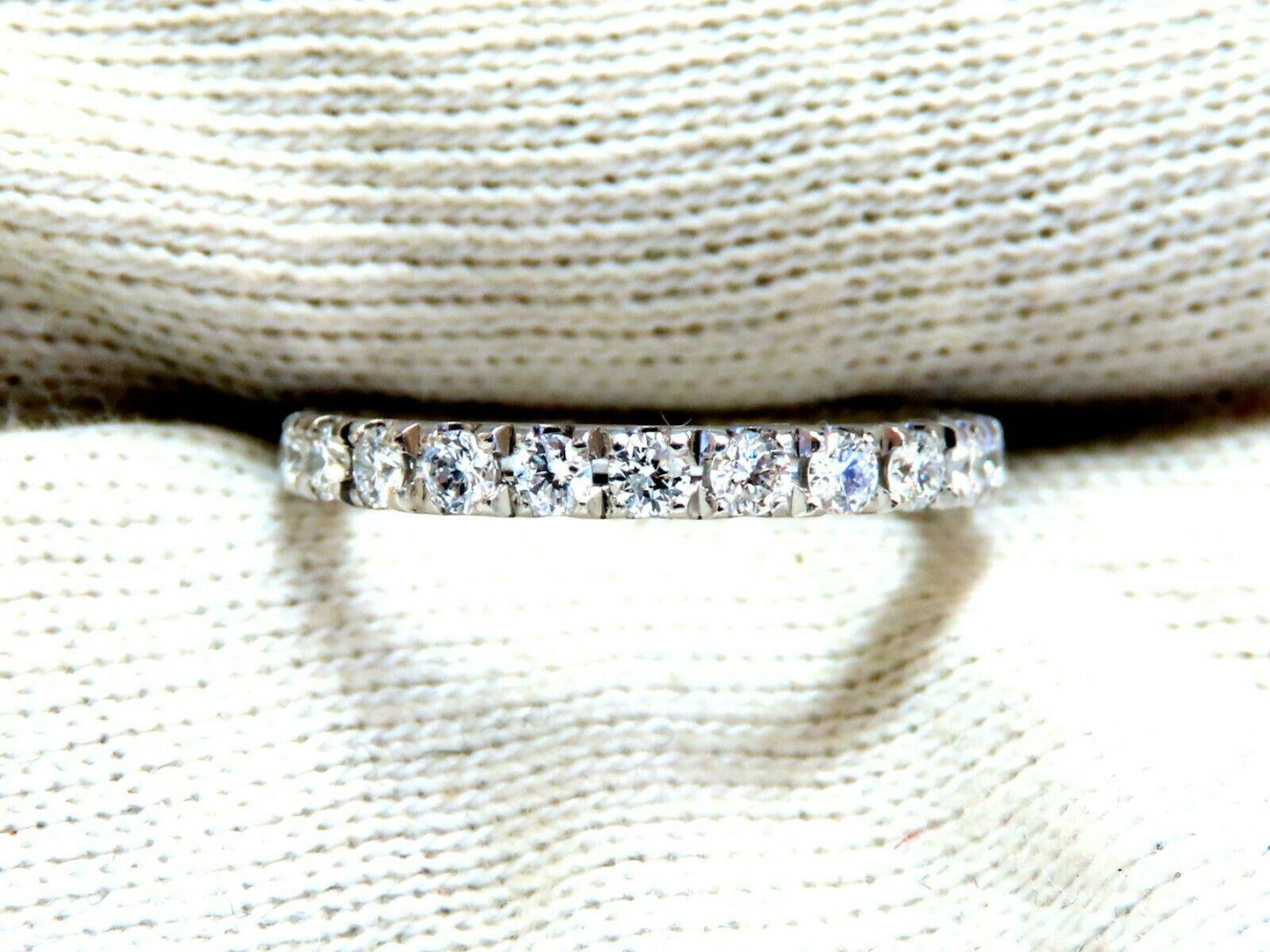 .92ct Natural Round Diamonds Eternity Ring Sharing Prong