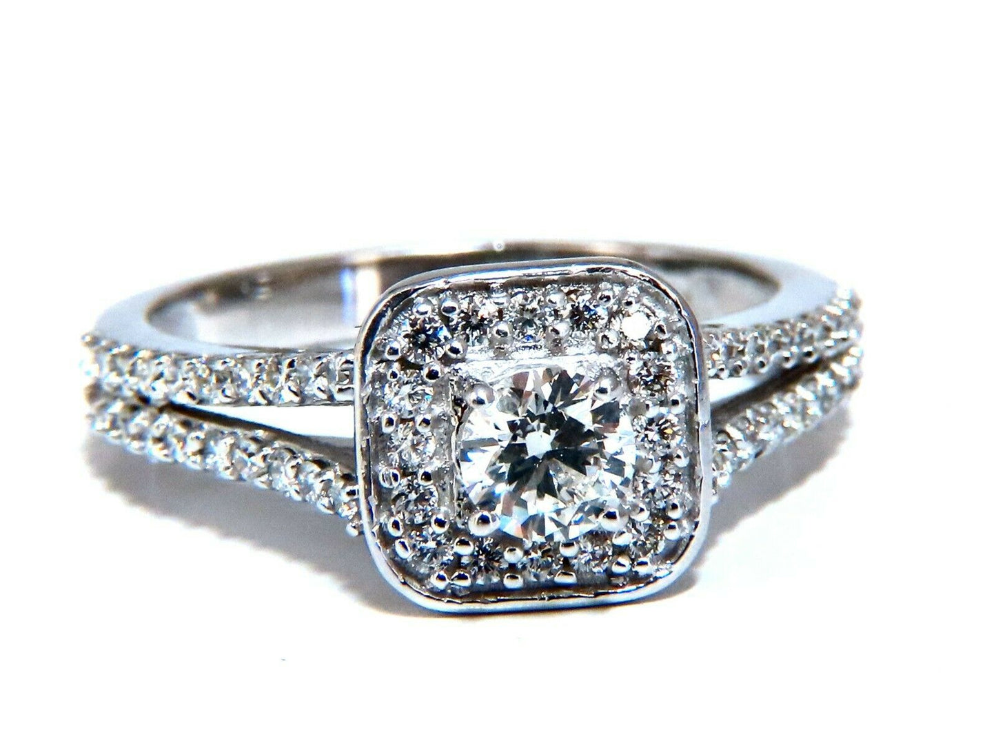 .95ct Natural Diamonds Split Shank Mod Ring 14kt