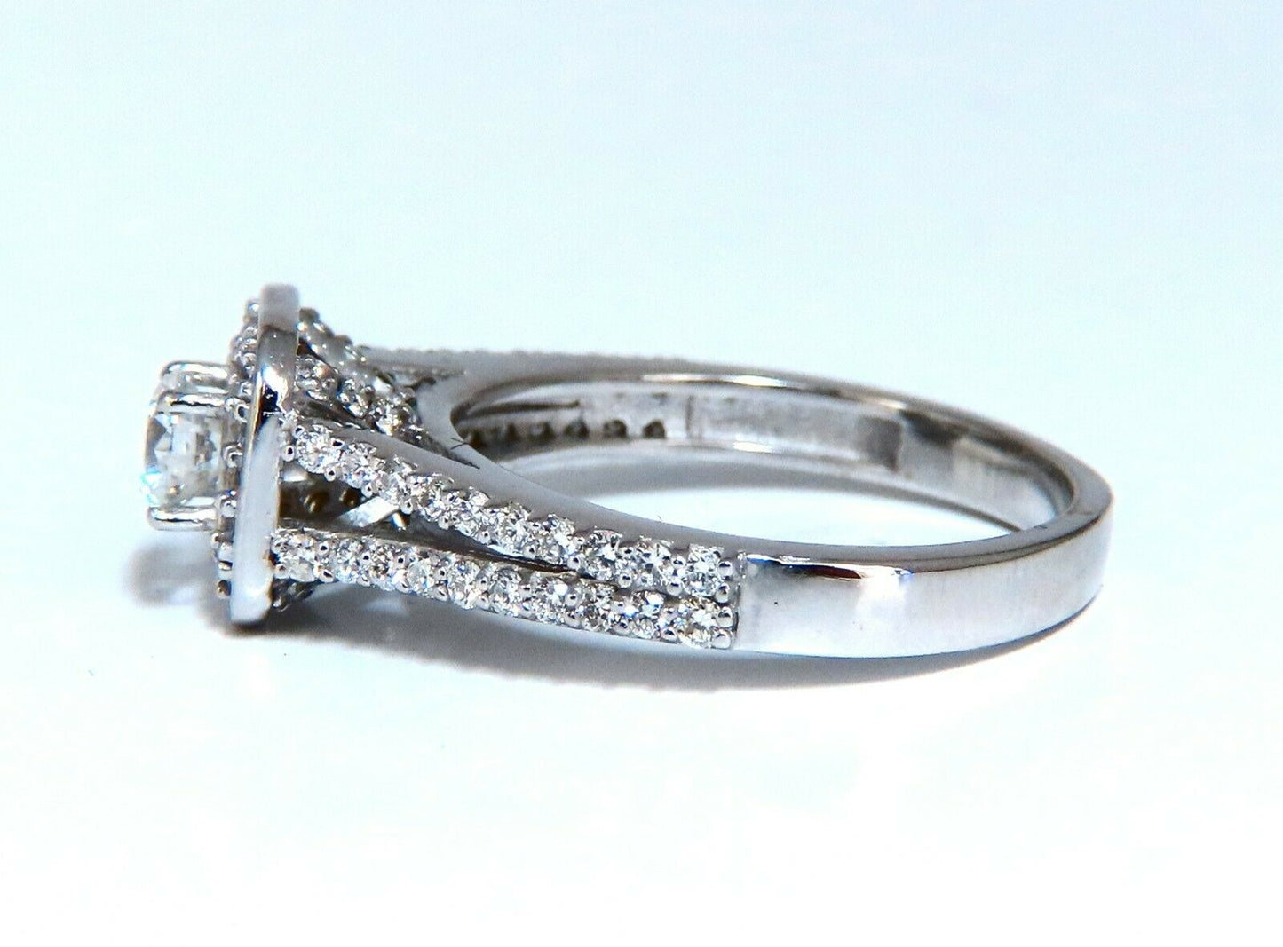.95ct Natural Diamonds Split Shank Mod Ring 14kt