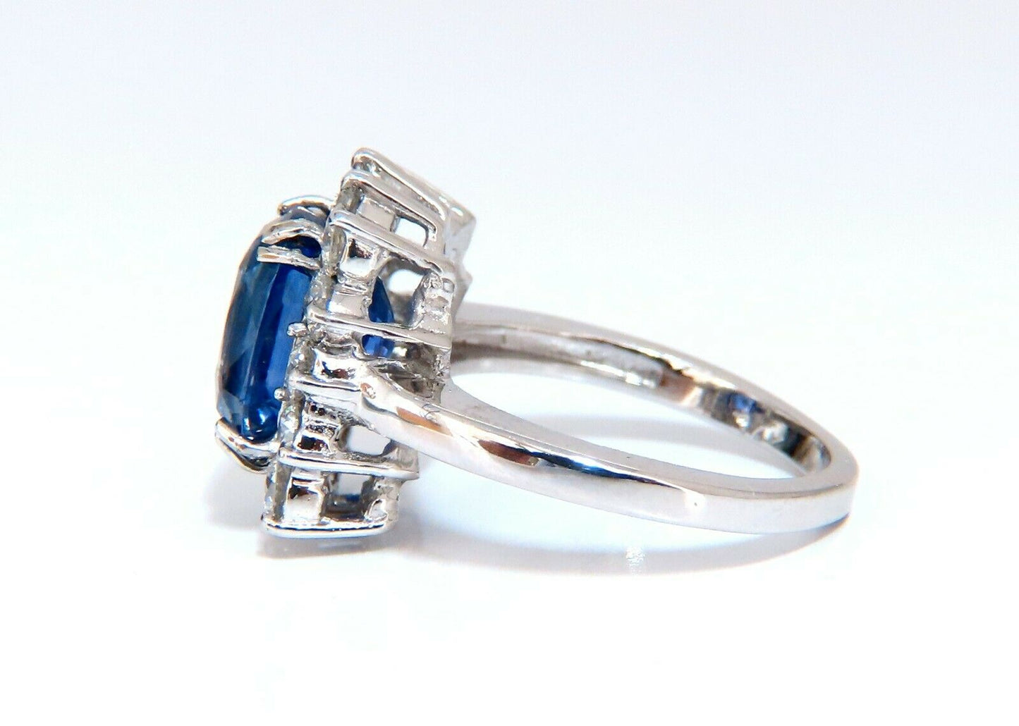 GIA Certified 5.05ct Natural No Heat Color change Sapphire Diamonds Ring