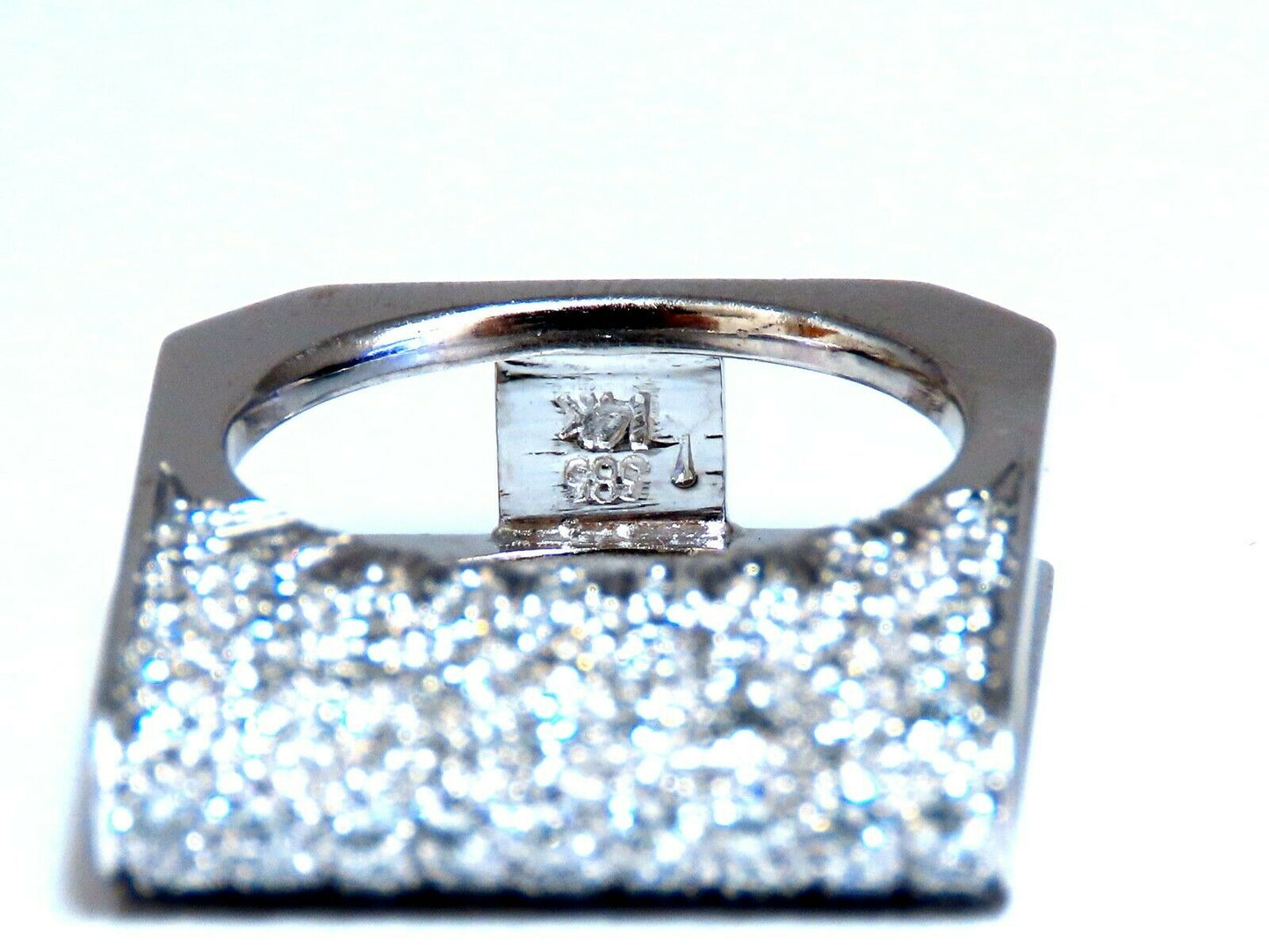 2.00ct Natural Round Diamonds Fold Over Ring Mod Deco 14kt