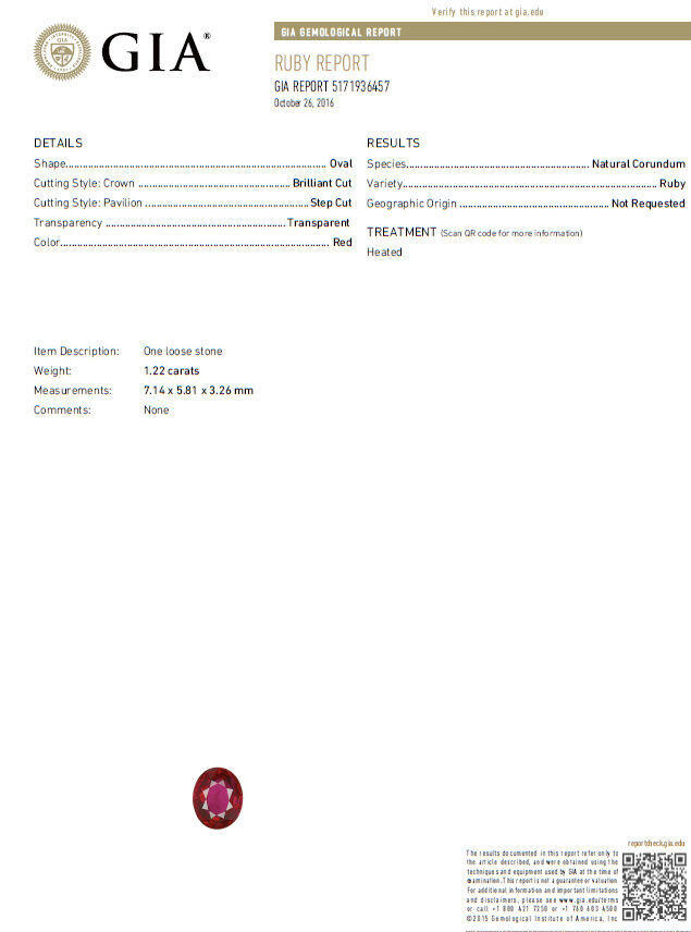 GIA Certified 2.92ct Natural Ruby Diamond Ring 14kt Cluster prime