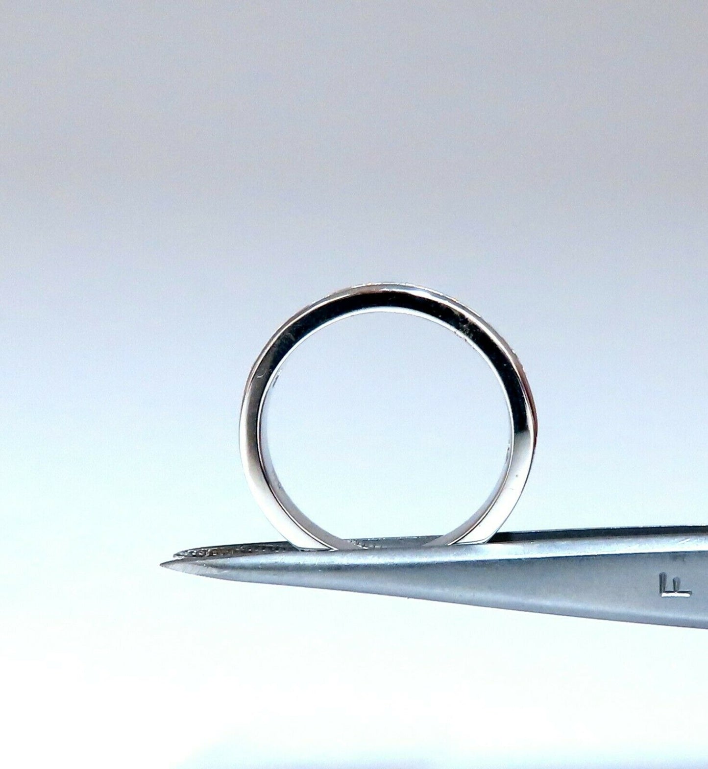 .70ct Natural Round Cut Diamonds Channel Band 14kt Gold 4MM