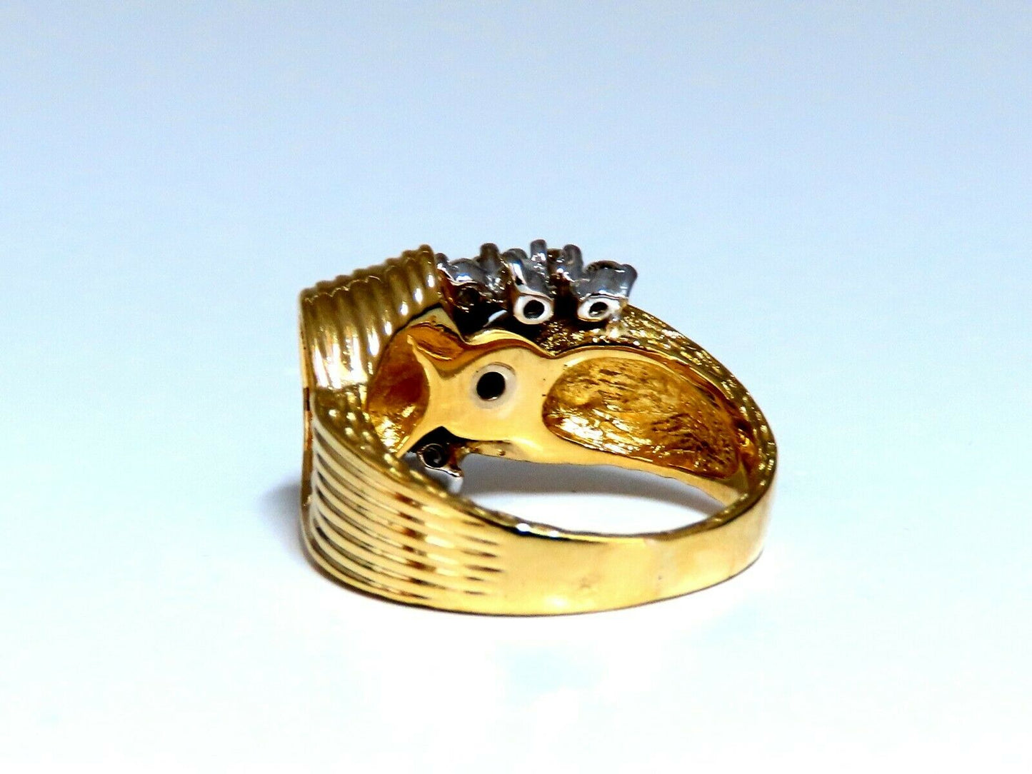 .80ct Natural Round Diamonds Regency Knot Ring 18kt
