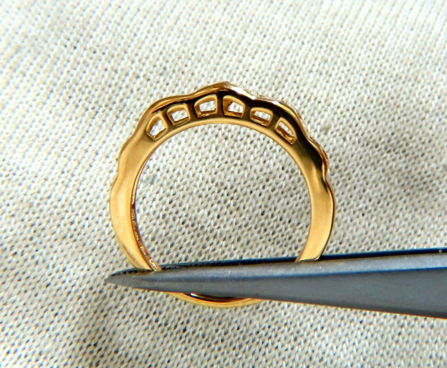 .20ct natural round diamond band ring 14 Karat Channel Set Band