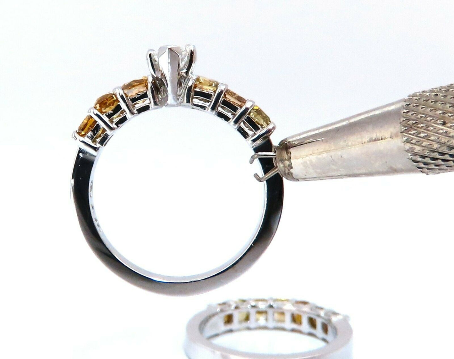 GIA Certified .50ct Natural Marquise & Fancy Color Diamonds Ring