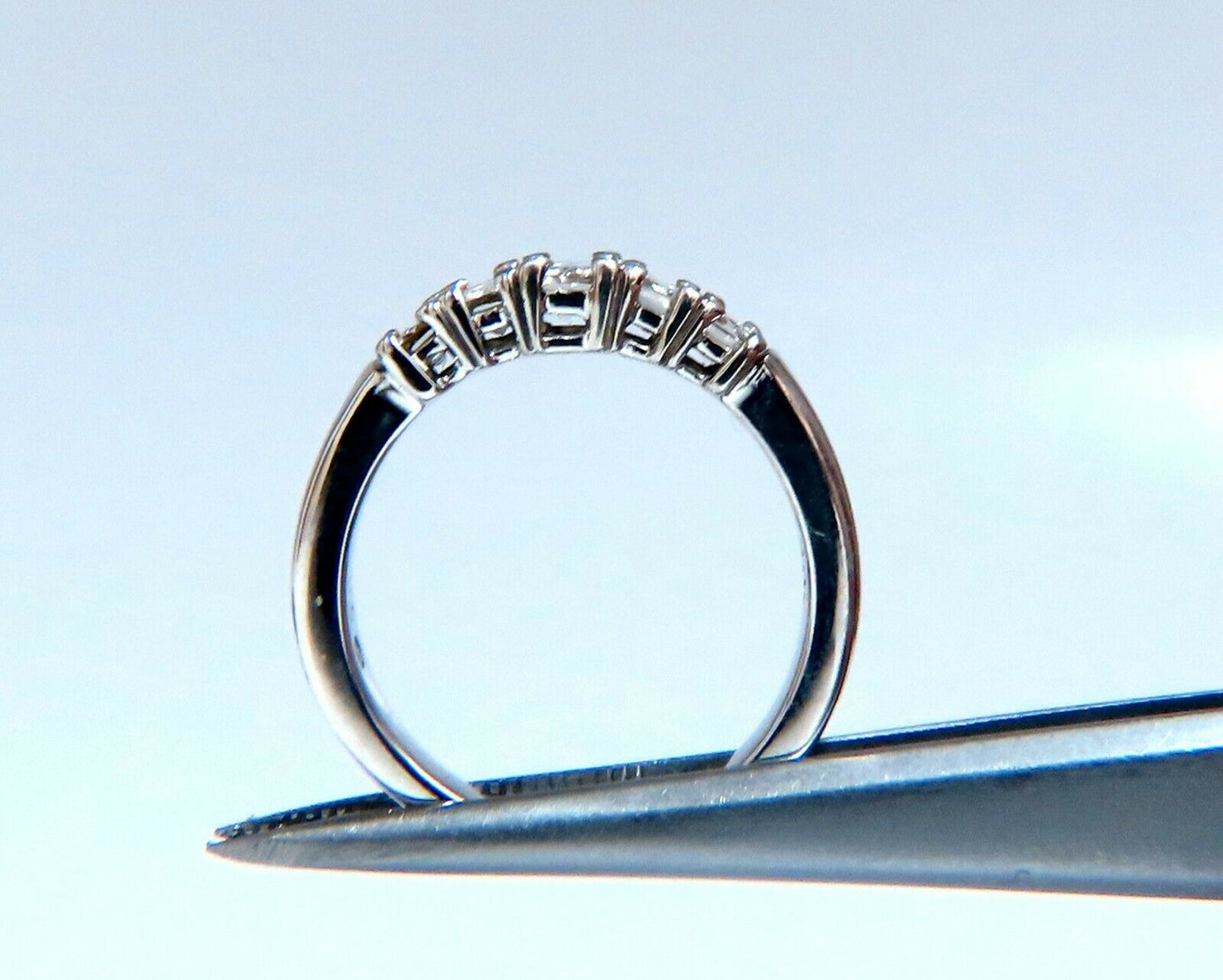 1ct Natural Diamond Baguette Ring 14kt H/Vs