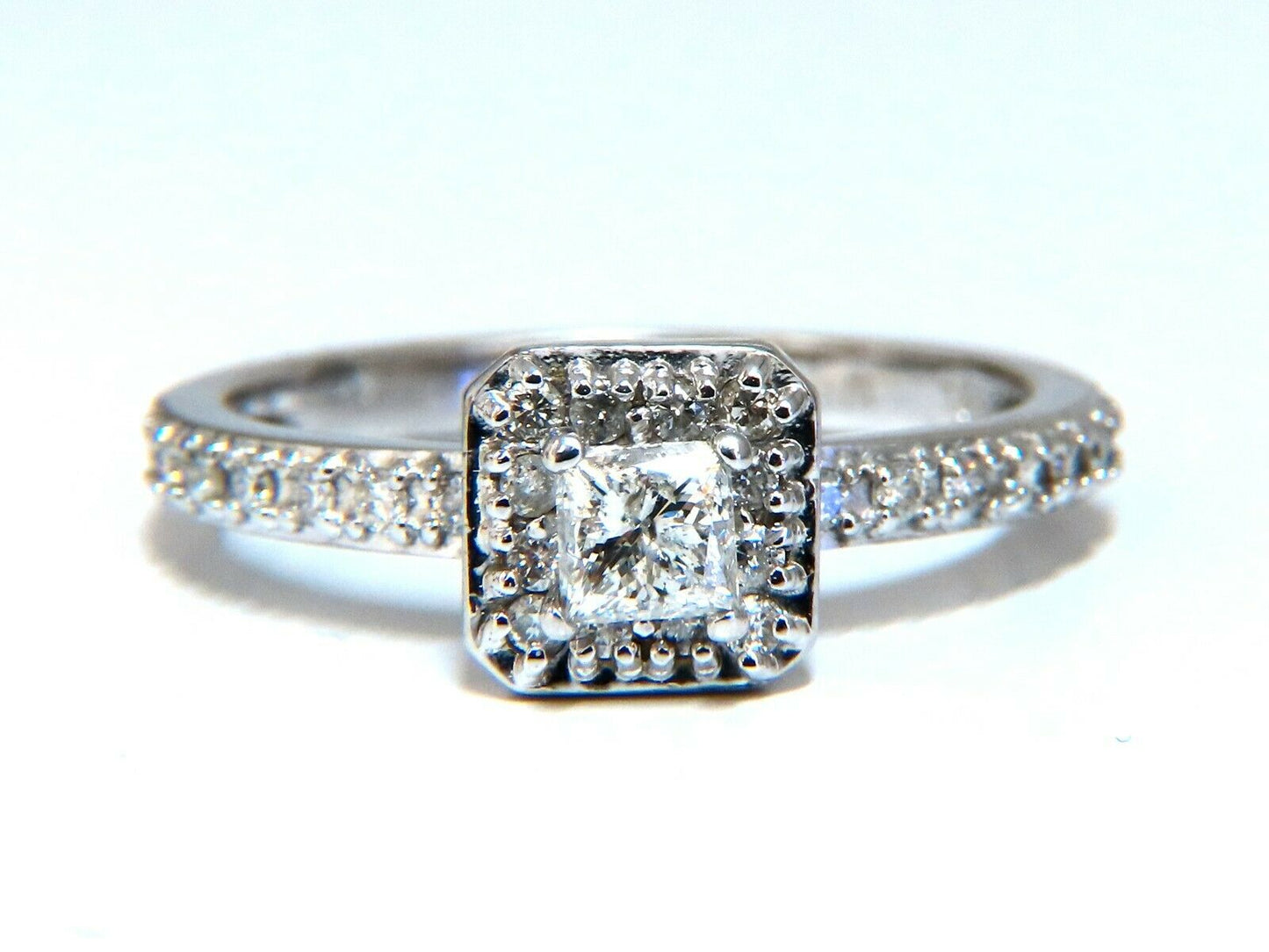 .40ct Diamond Solitaire Ring + Band 14kt Set
