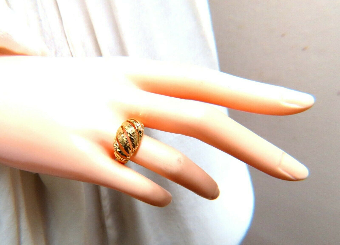 Dome Staggered 14kt Ring