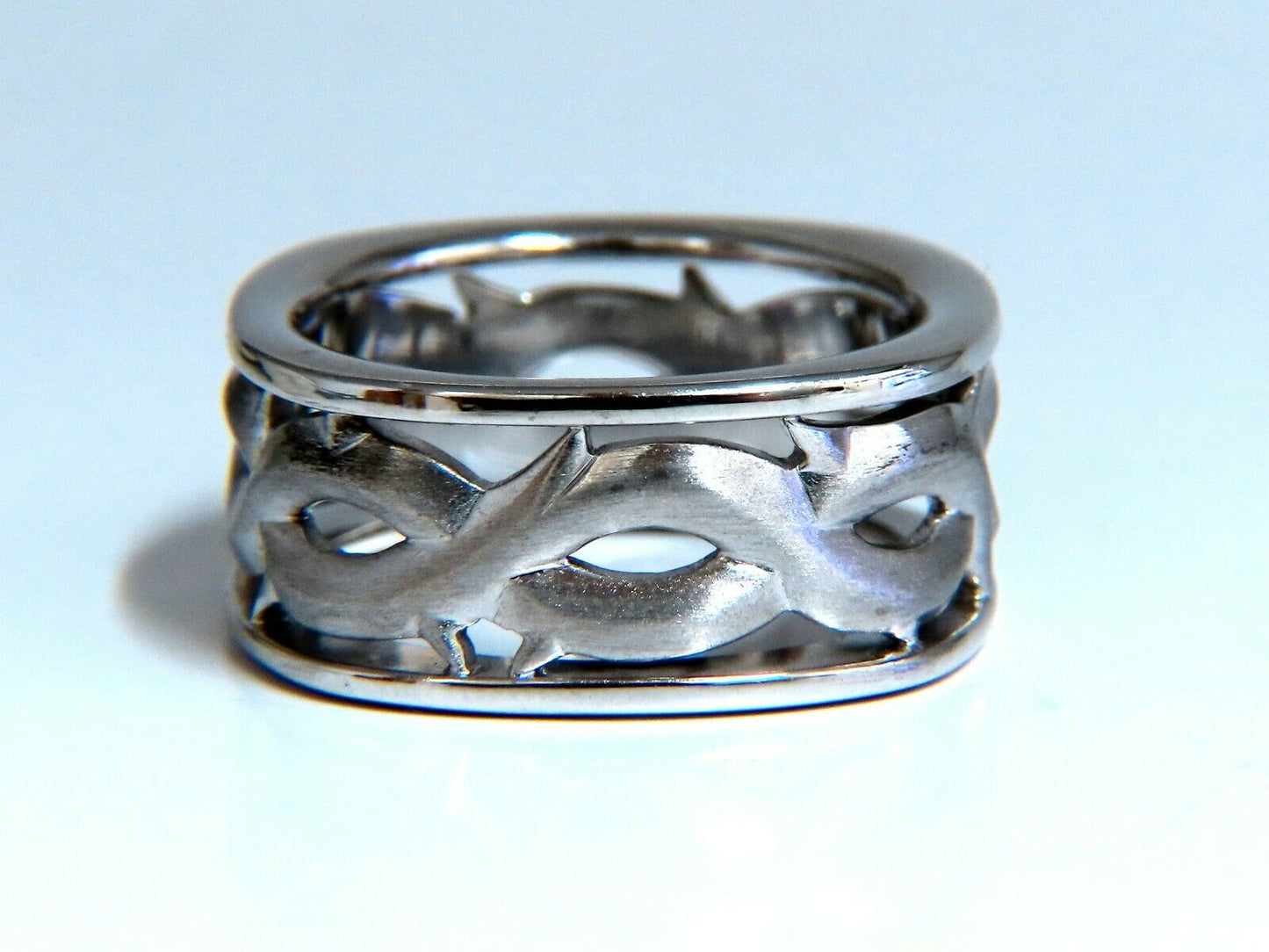 Eternity Vine wrap satin Band 18kt