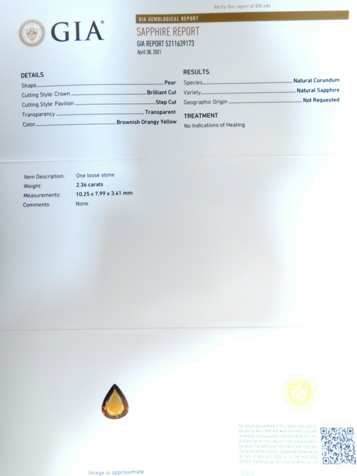 GIA Certified 2.36ct Natural Yellow Natural Sapphire Diamonds Ring Platinum