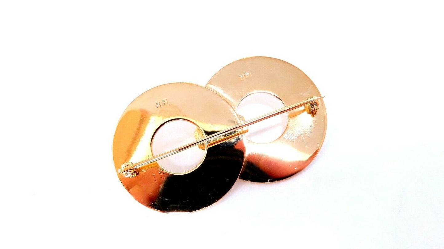 Art Deco Iconic Double Pin Circular Ray