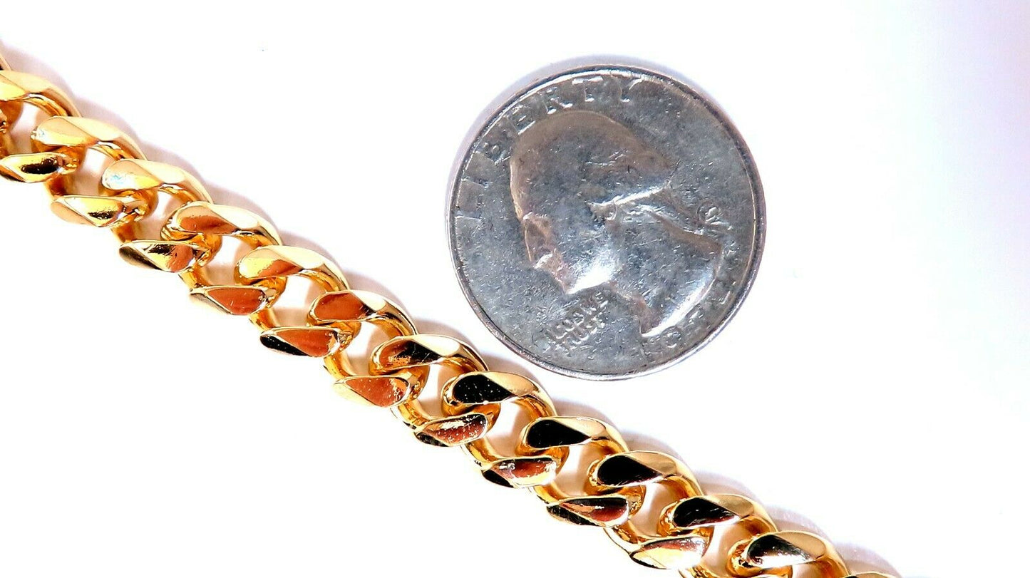 Modified Cuban Link Bracelet 14kt 39 Grams 8 Inch