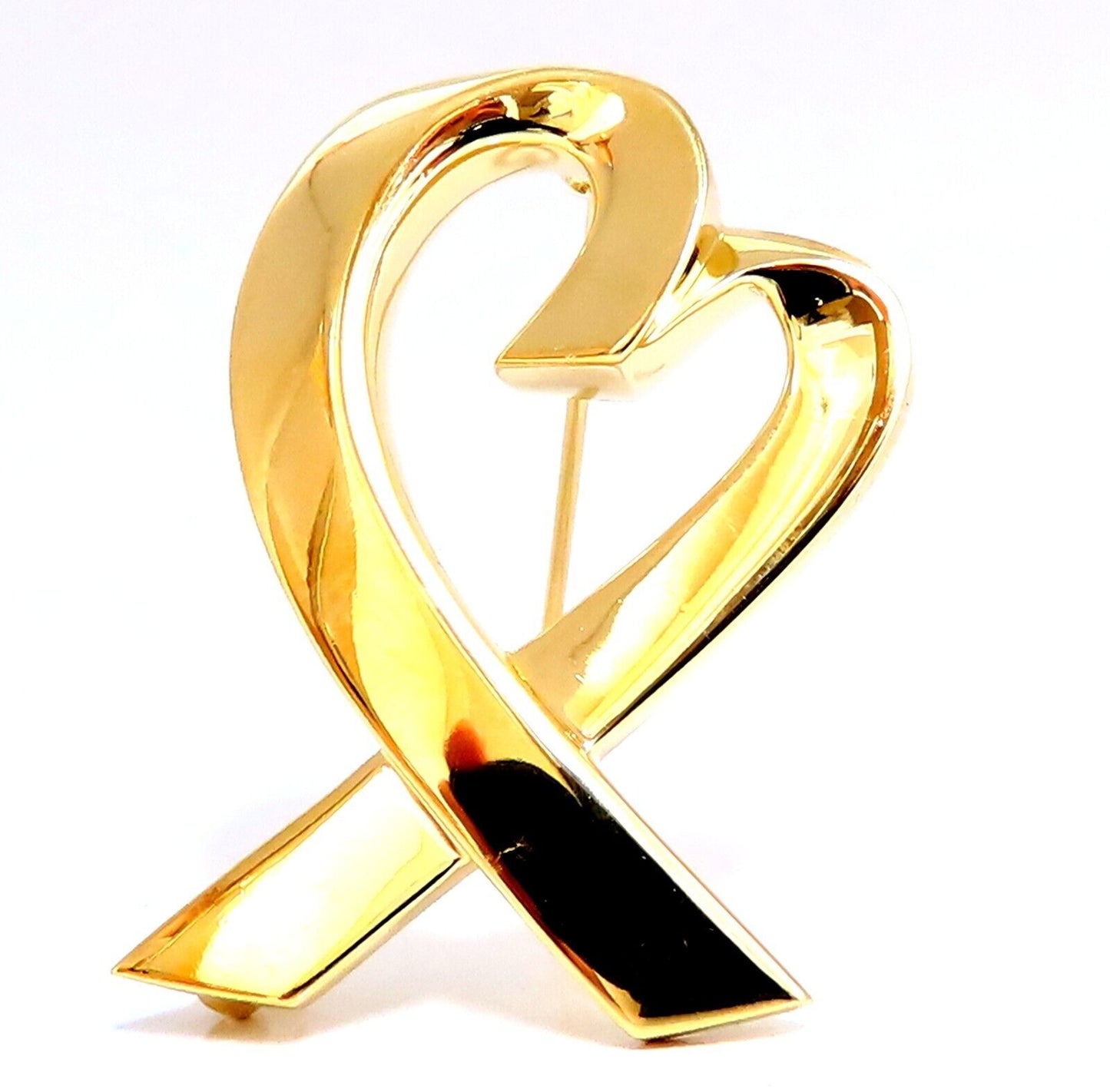 Authentic Tiffany Paloma Picasso Heart Pin 18kt