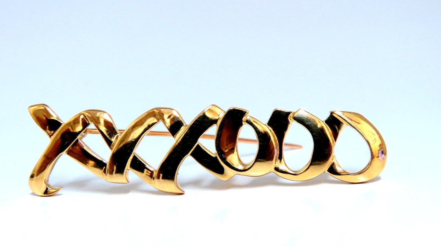 Authentic Tiffany Paloma Picasso XO PIN 18kt