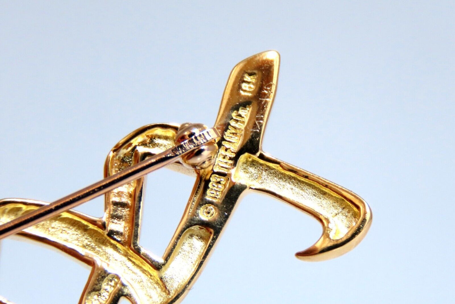 Authentic Tiffany Paloma Picasso XO PIN 18kt