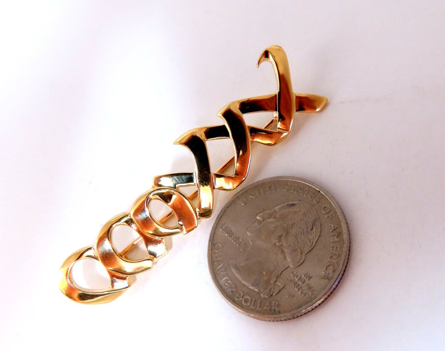 Authentic Tiffany Paloma Picasso XO PIN 18kt