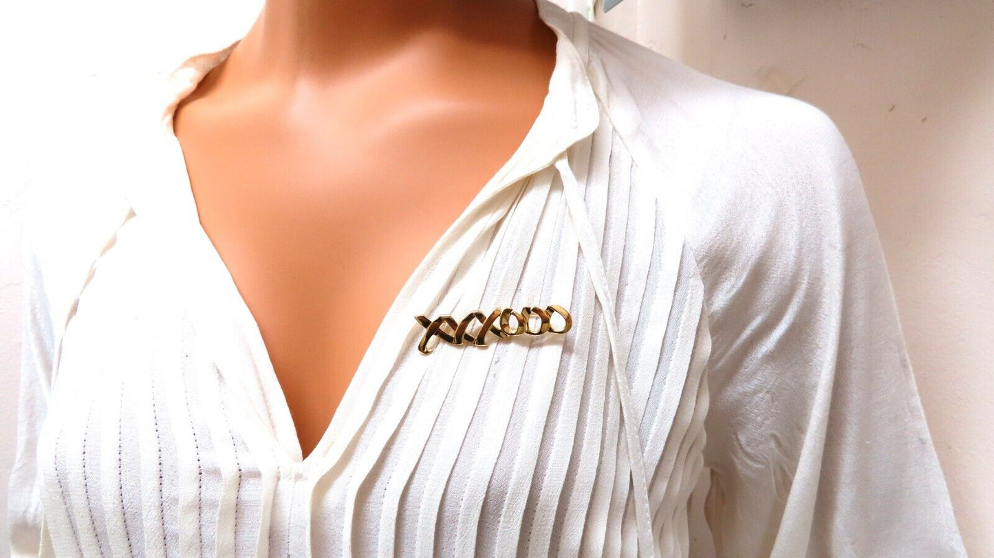 Authentic Tiffany Paloma Picasso XO PIN 18kt