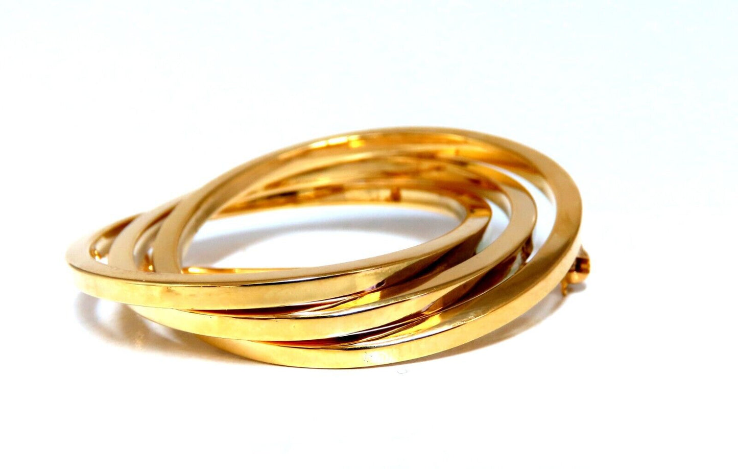Triple Circle Pin 18Kt